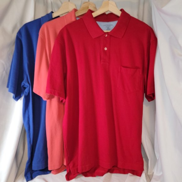 Lands' End Other - Lands' End Traditional Fit Men's Polo's - Size XL - 3 shirts